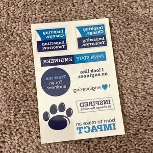 Penn State Engineering face tattoos